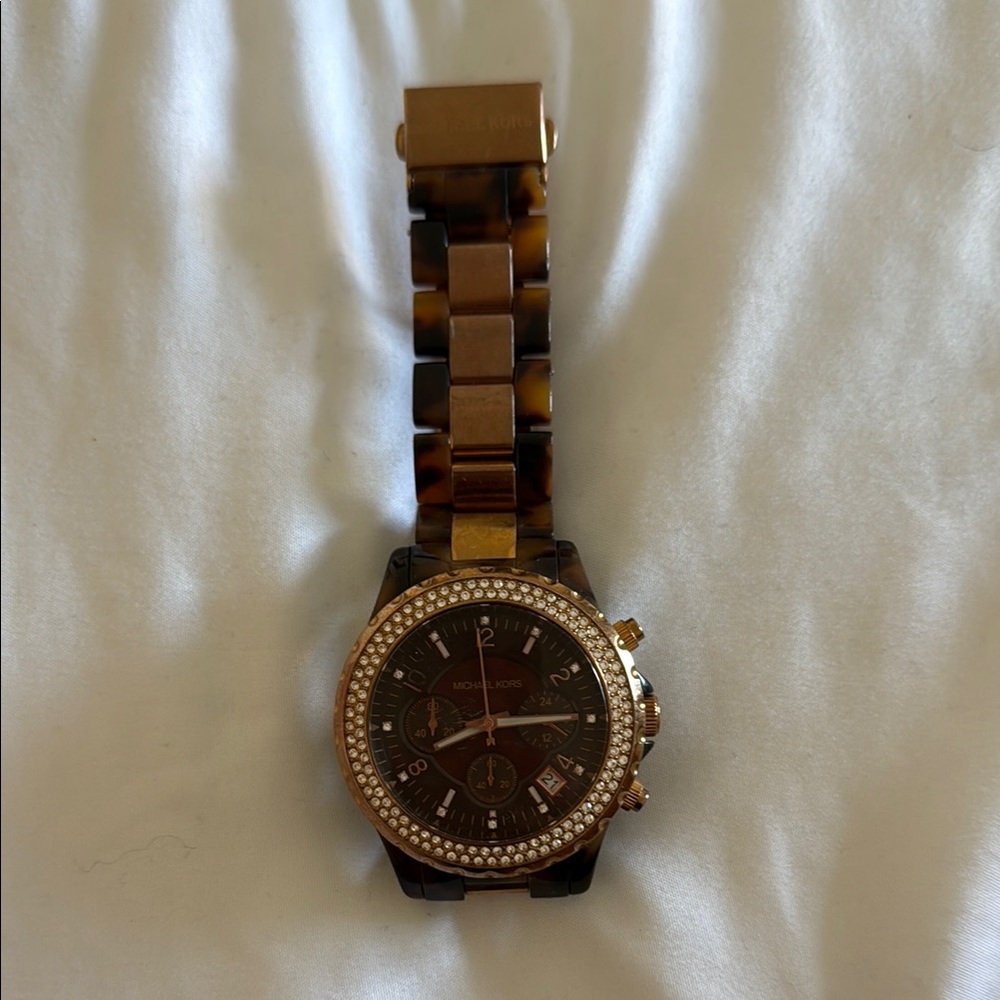 Michael Kors Brown and Gold Men's Watch